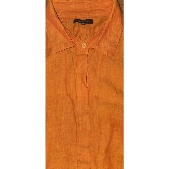 Lafayette New York Sleeveless Linen Ladies Size Medium Blouse - Picture 5 of 7